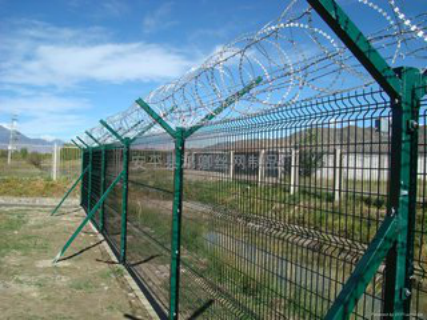 PVC coated welded wire mesh used for Airport Fence