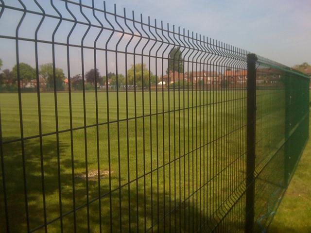 Galvanised welded mesh fence panels