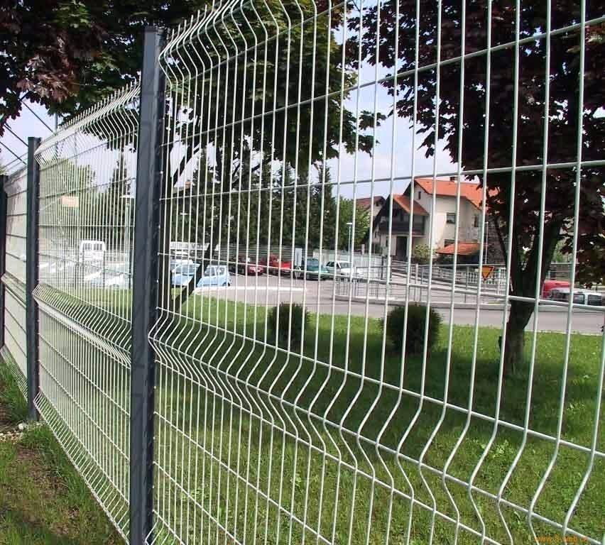 What is the characteristic of welded mesh fence?