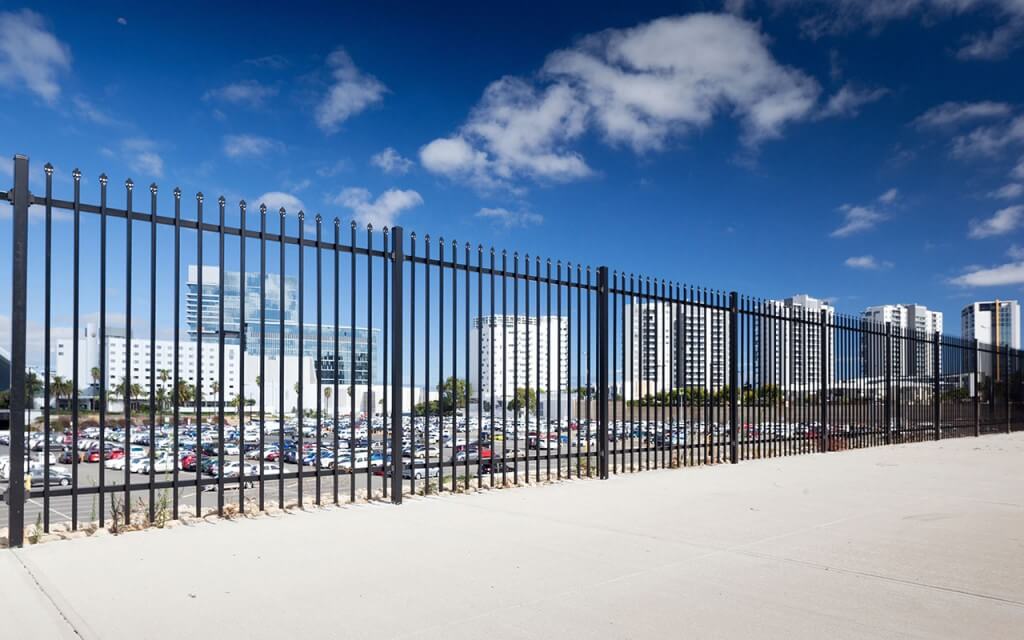 Cast iron fence installation notice