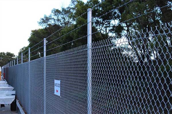 The application chain link fence