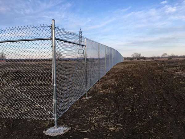 The chain link fence project system