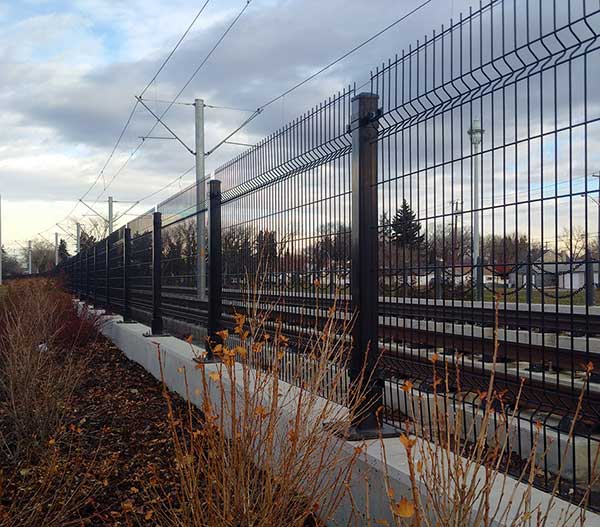 Modern and attractive welded wire mesh fence