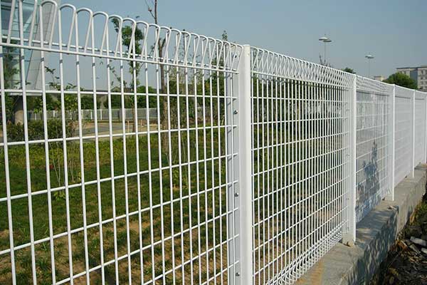 The post for the Roll Top fence