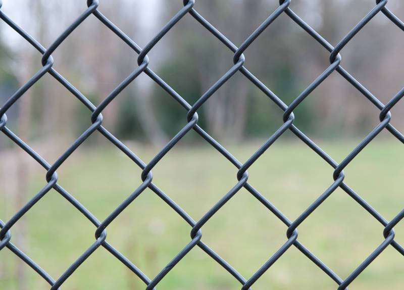 the installation of Chain link fence