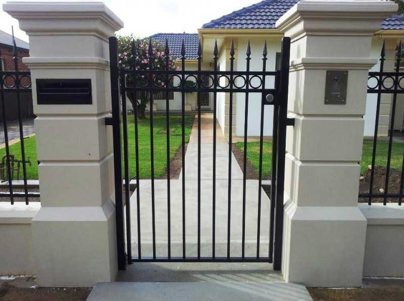 Varied of Steel fence gate for garden and residence