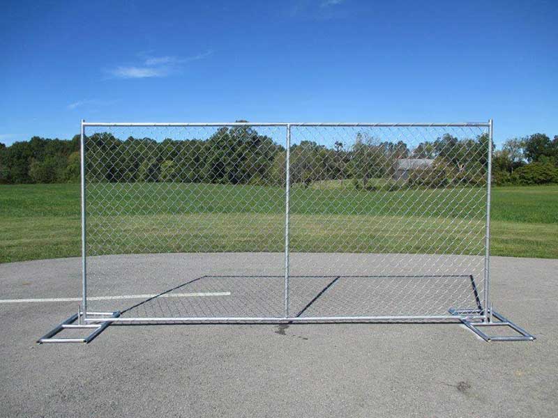 Chain link fence mobile fence, a kind of chain link fence