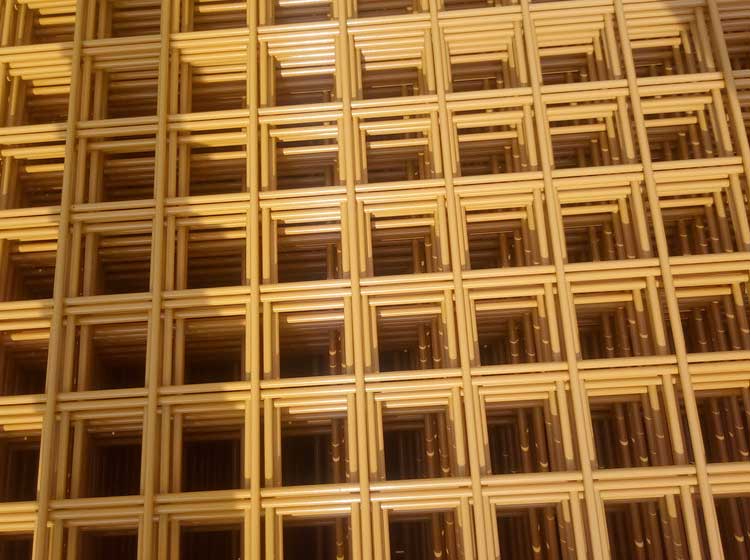 The welded wire mesh panel