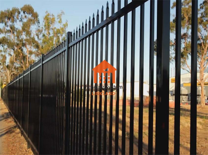 How can Steel Picket Fence improve aesthetics in high security applications