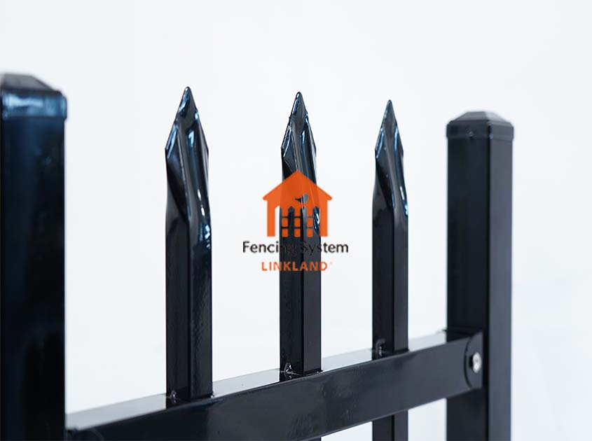 How can Steel Picket Fence improve aesthetics in high security applications