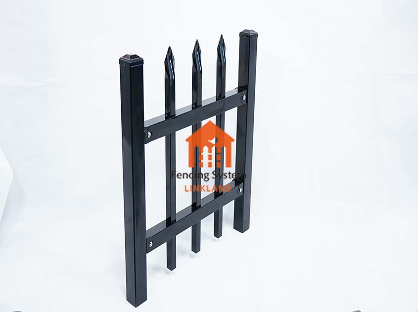 How can Steel Picket Fence improve aesthetics in high security applications