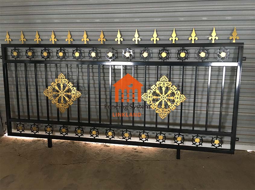 Steel Picket Fencing -  make your garden more beautiful